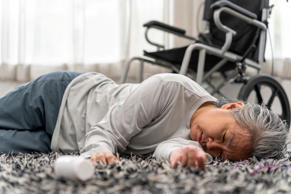 Patient Fallen From Wheelchair Abuse