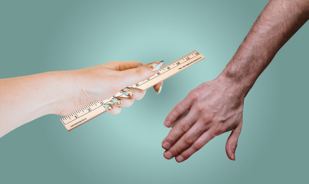Slap on the wrist Groped by Patients